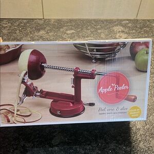 Apple Peeler new in box. Brand new YELLOW. Any little chef will love it